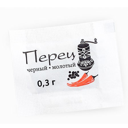Перец порционный молотый 0.3г (в коробке 5000шт)