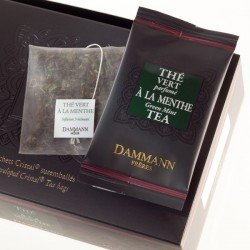 Чай зеленый ароматизированный Dammann The Vert a la Menthe / Зеленый с мятой Пакетики для чашек (24 шт.)